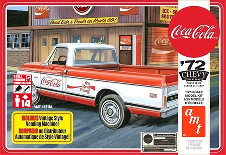 Chevy Pickup w/Vending Machine & Crates (Coca-Cola) 2T 1972 - 1/25
