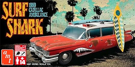 Surf Shark 1959 Cadillac Ambulance - 1/25
