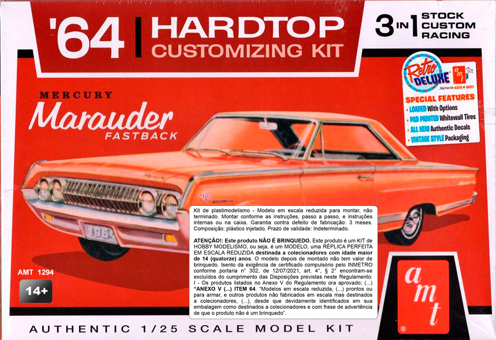 1/25 1964 Mercury Marauder Hardtop  