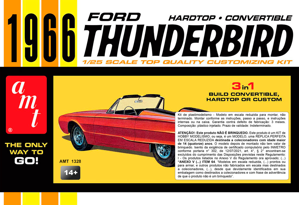 1/25 1966 Ford Thunderbird Hardtop/Convertible  