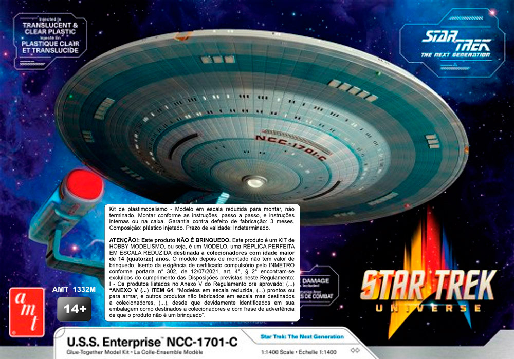 1/1400 U.S.S. Enterprise NCC-1701-C  