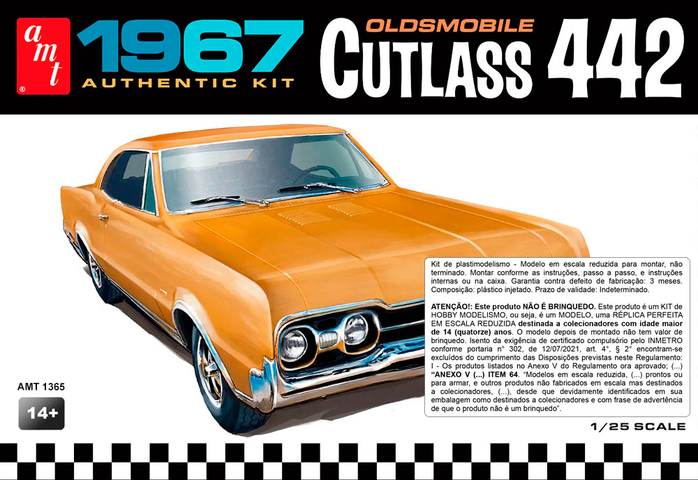 1/25 1967 Oldsmobile 442 