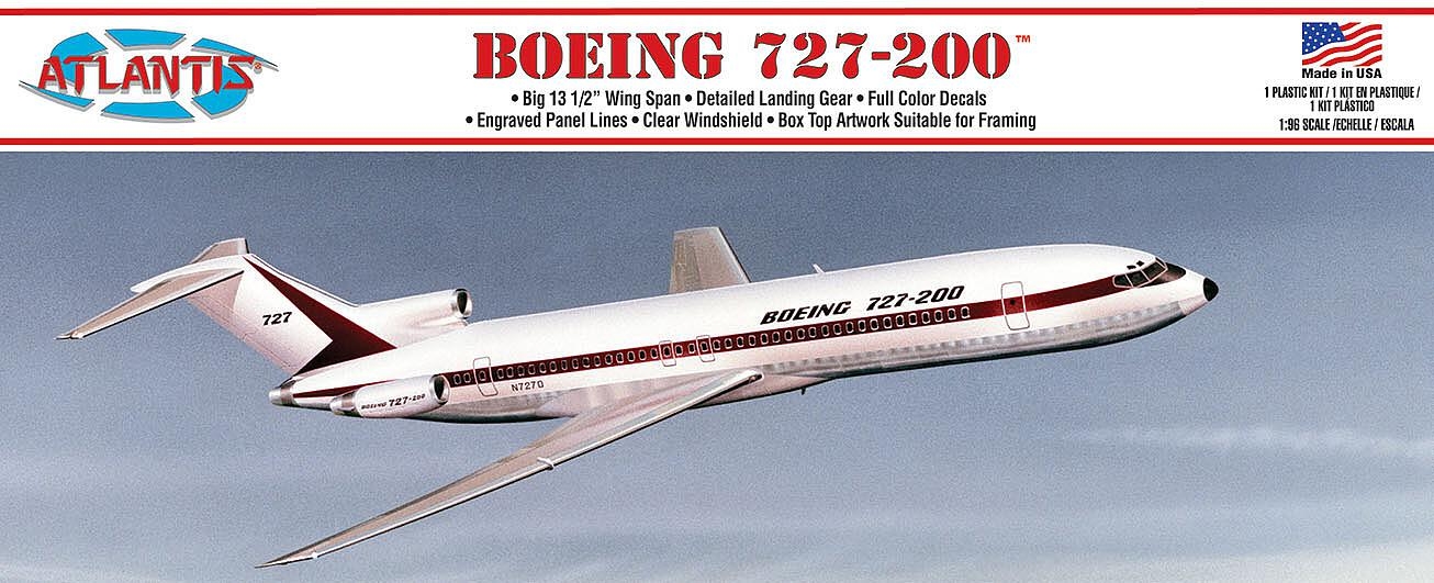 Boeing 727-200 Boeing Prototype Markings -  1/96