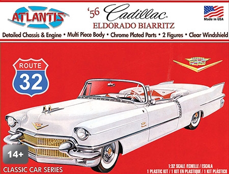 Cadillac Eldorado 1956 with Glass - 1/32