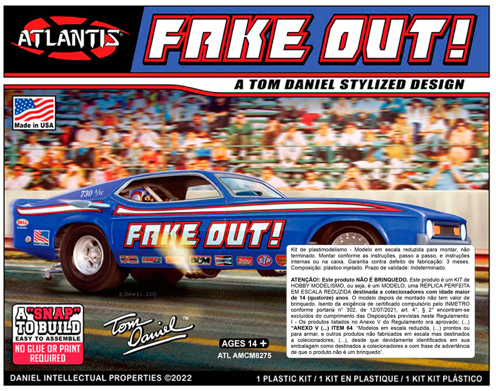 Snap Tom Daniel Fake Out Funny Car - 1/32