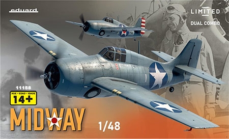 Midway F4F-3 and F4F-4 Wildcat - 1/48 - Dual Combo - LIMITED EDITION