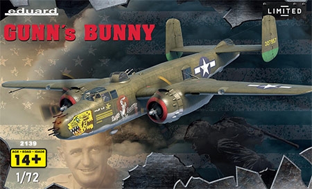 B-25J Mitchell with solid nose Gunn's Bunny - 1/72