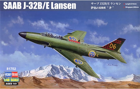SAAB J-32B/E Lansen - 1/48