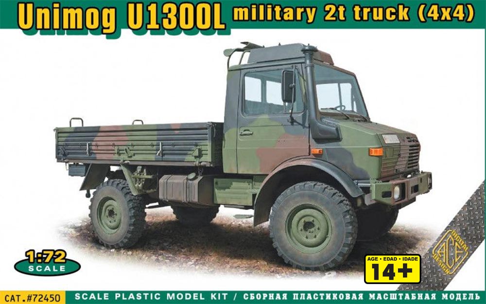 Unimog U1300L 4x4 military 2t truck - 1/72