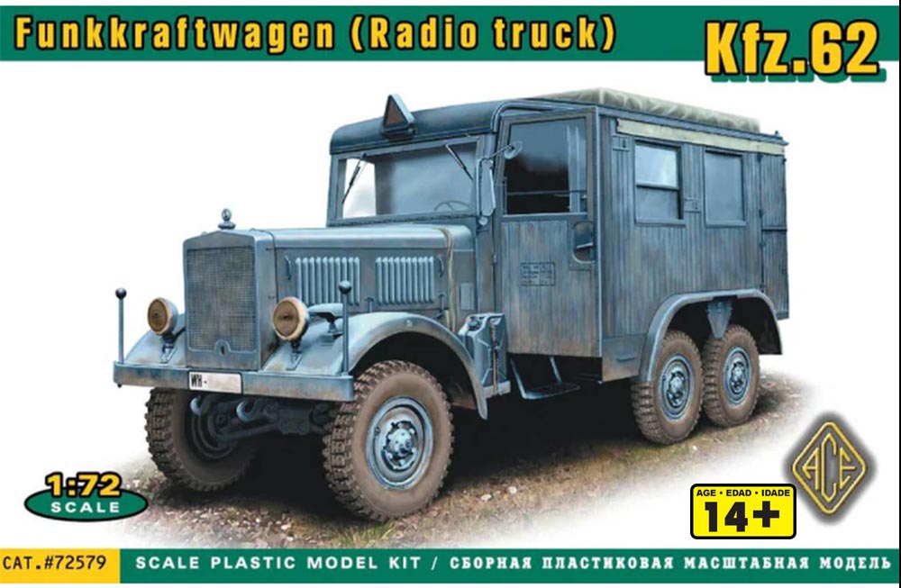 KFZ62 FUNKKRAFTWAGEN Radio Truk - 1/72