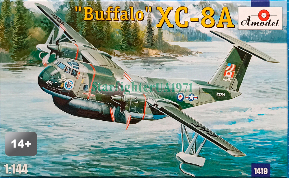 XC-8A Buffalo USAF aircraft - 1/144