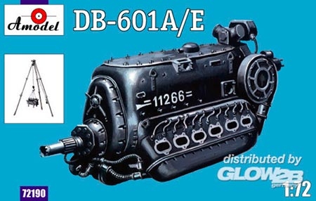 Motor Daimler-Benz DB-601A/E WW2 - 1/72 - NOVIDADE!