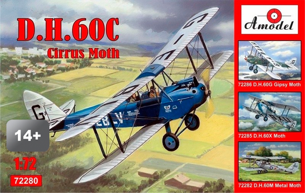 De Havilland DH.60C Cirrus Moth - 1/72