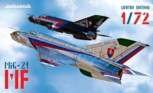 MiG-21MF in Czech and Czechoslovak service - 1/72 - NOVIDADE!