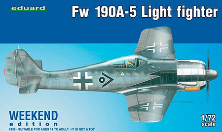 Focke-Wulf Fw 190A-5 Light Fighter (2 cannons) - 1/72 