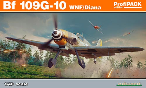 Messerschmitt Bf 109G-10 WNF/ Diana - 1/48  - NOVIDADE!