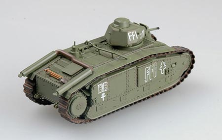 Char B1 August 1944, Paris, German Flammpanzerwerfer - 1/72