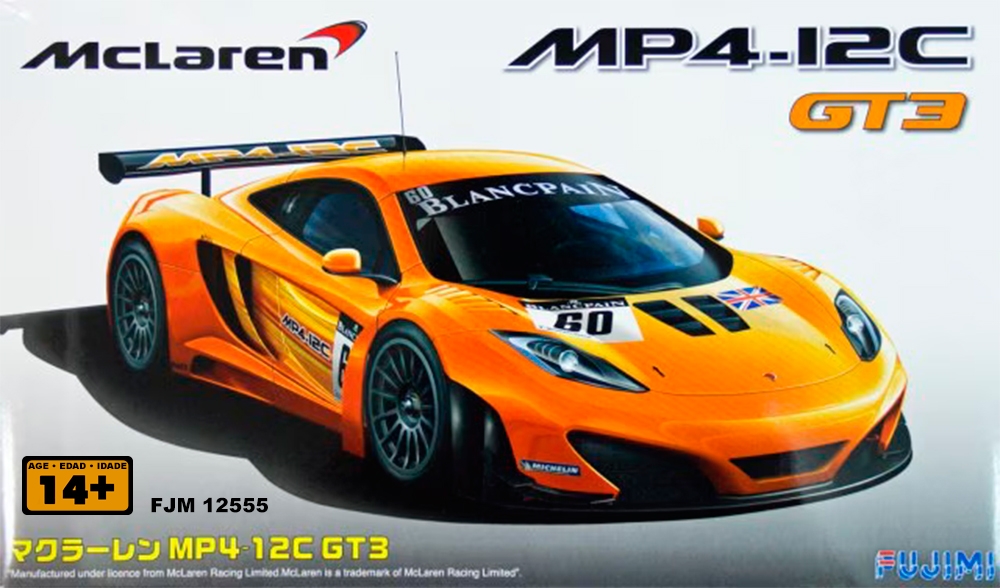 1/24 McLaren MP4/12C GT3 GP Race Car