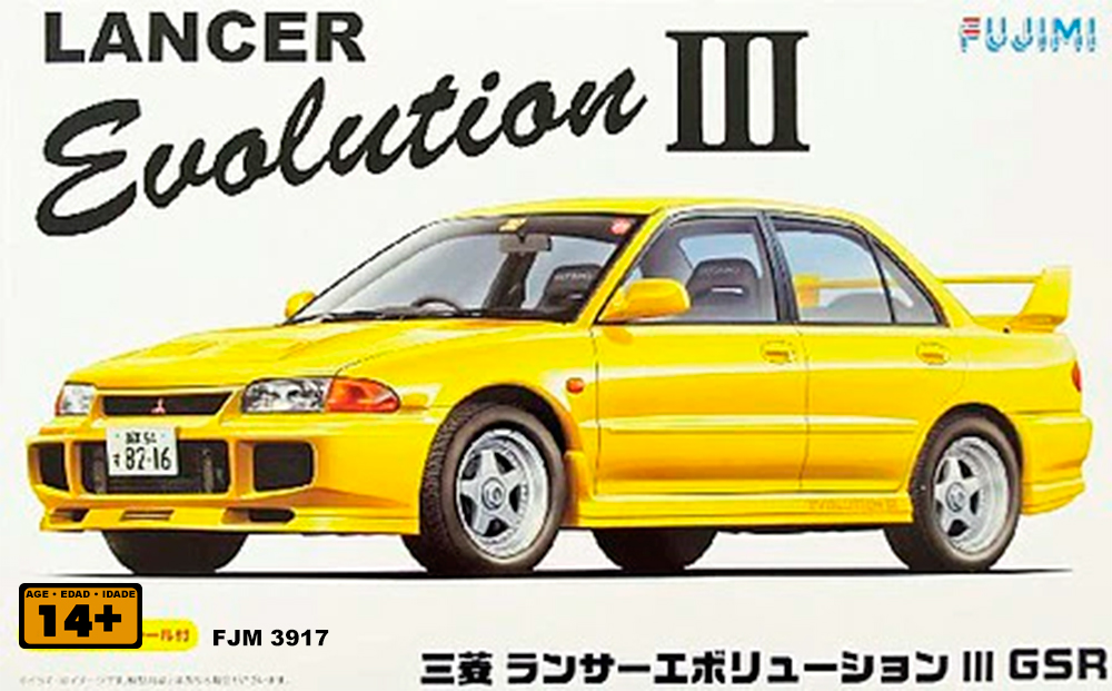 1/24 Mitsubishi Lancer Evolution III GSR 4-Door Car