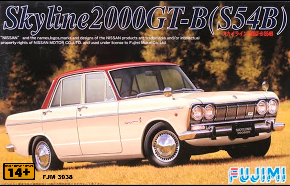 1/24 Nissan Skyline 2000GT (S54A/B) 4-Door Car