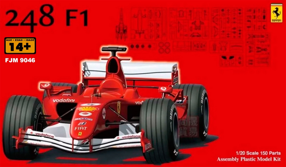 1/20 Ferrari 248 F1 2006 GP Race Car