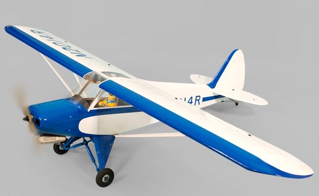 Piper Super Cub PA-18 120 - Elétrico e 120 glow/22cc gasolina - escala 1/4,5 - ARF