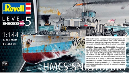 Flower Class Corvette HMCS Snowberry - 1/144 - 