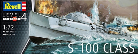 German Fast Attack Craft S-100 - 1/72