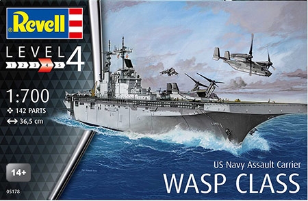 Assault Carrier USS WASP CLASS - 1/700