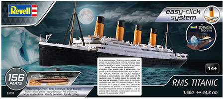 RMS Titanic + 3D Puzzle (Iceberg) - 1/600