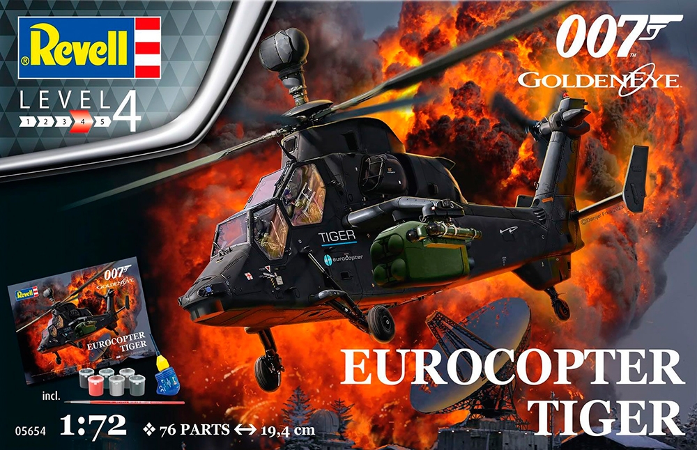 Gift Set James Bond Eurocopter Tiger - 1/72