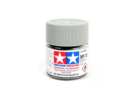 Tinta Tamiya para plastimodelismo - Acrílica mini XF-12 J.N. Cinza - 10 ml