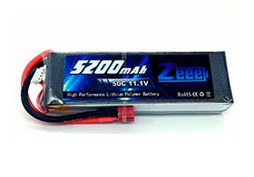 3S Bateria de LiPo 11,1V 5200mAh 50C soft case com plugue XT60