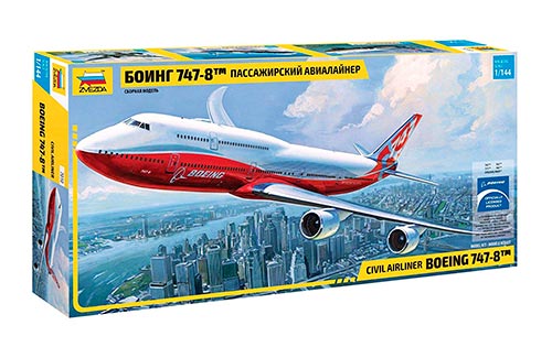 Civil airliner Boeing 747-8 Demonstrator - 1/144