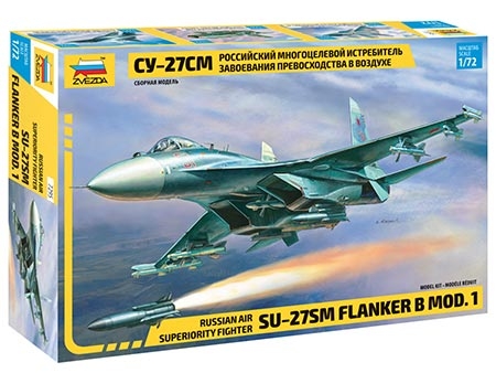 Sukhoi Su-27SM Flanker B Mod. 1 - 1/72 - NOVIDADE!