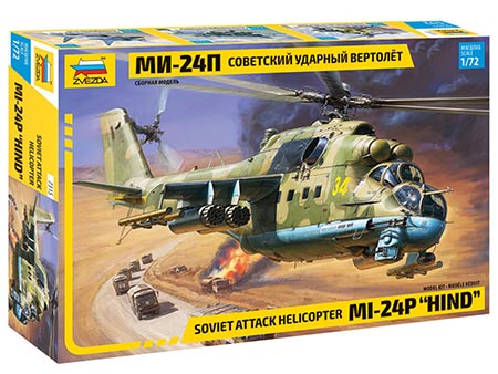 MIL Mi-24P Hind Soviet Helicopter - 1/72 - NOVIDADE!